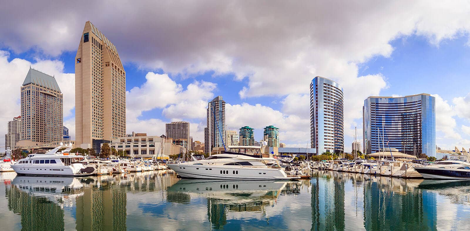 Yatch and Building in San Diego