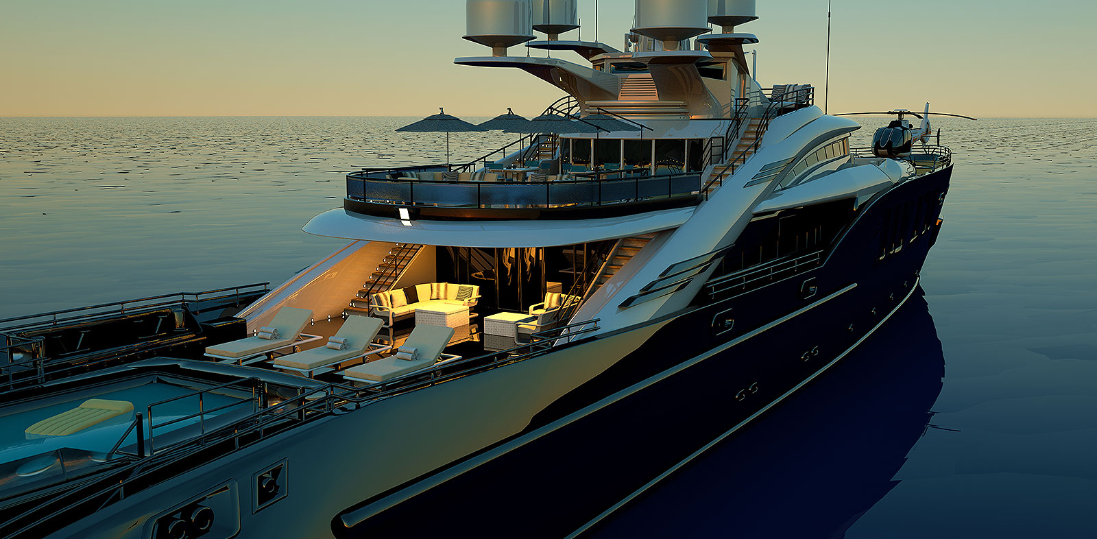 Luxury yatch
